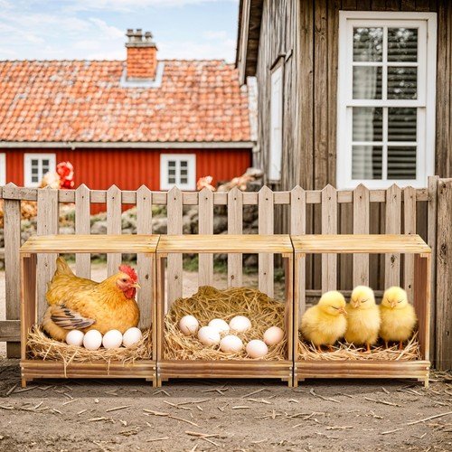 Hole chicken nesting box - 3,