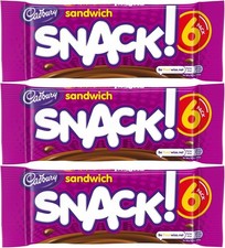 3 x 6 Pack Cadbury Snack Milk