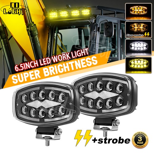 6inch yellow amber - yellow, led