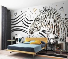 3D Zebra Art R27988 Wallpaper
