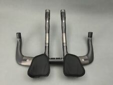 TOSEEK Carbon Fiber Bike Handlebars TT Bullhorn Bar Aero Bar 31.8*400/420/440mm