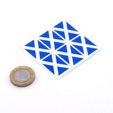 Scotland Flag Stickers x6 25mm