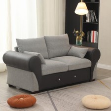 Panana 2, 3 Seater Fabric Couch Sofa Lounge Corner Chaise Settee Living Room Set