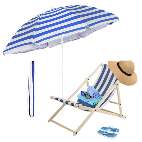 Wooden deck folding chair - wooden,