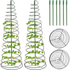 Spiral Climbing Plant Support Adjustable Garden Trellis Stake For Vines & Flower