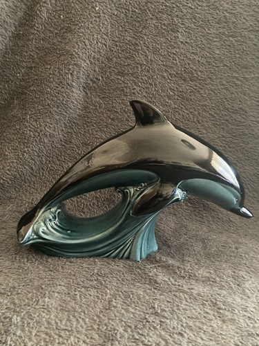Poole pottery dolphin blue - poole,
