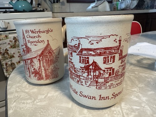 Handmade stoneware mugs - stoneware,