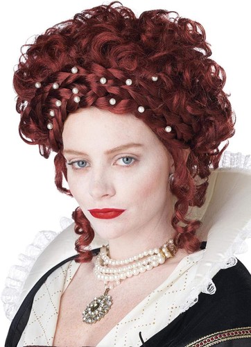 Elizabethan lady wig medieval - elizabethan,