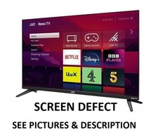 JVC LT-24CR230 ROKU TV 24" SMART HDR10 HD LED TV FREEVIEW HD PLAY HDMI USB