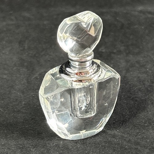 Small glass perfume bottle - perfume,