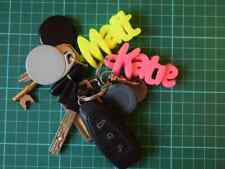 3D Personalised Keyring -