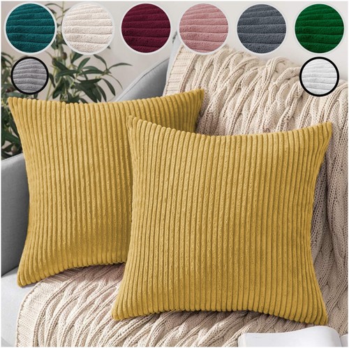Velvet cushions filled - pack, of