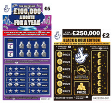 4x Fake Winning Lottery