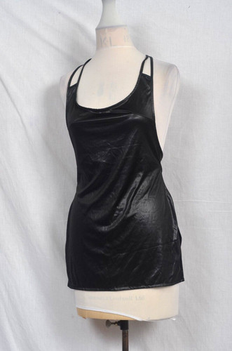 Black slinky mini dress - slinky,