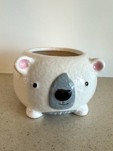 Polar bear animal ceramic mini - bear,