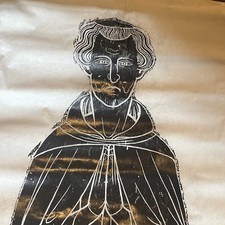 Vintage Brass Rubbing on