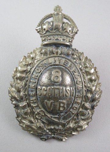 Cross belt plate 8th scottish - cross,