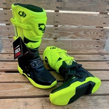 Jopa Forza Motocross MX Bike Boots - Black / Yellow Fluo