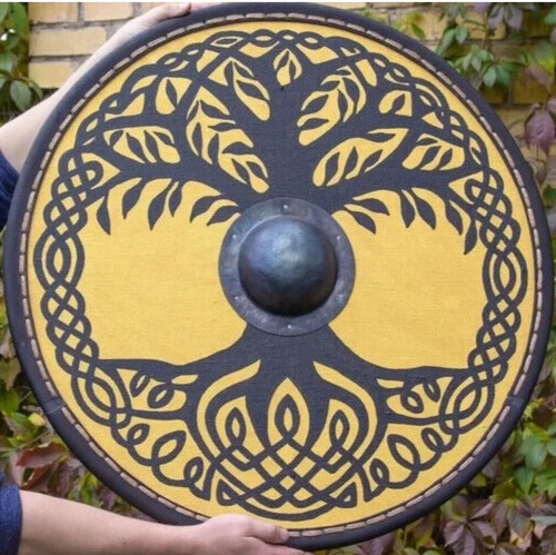 Viking round shield tree - round, of