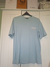 Balenciaga Political Campaign T-shirt Size XS Oversized Fit Medium Large Blue