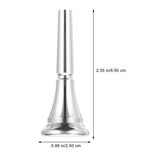 Copper horn mouthpiece - copper,