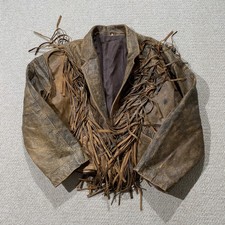 Vintage Leather Fringe Jacket