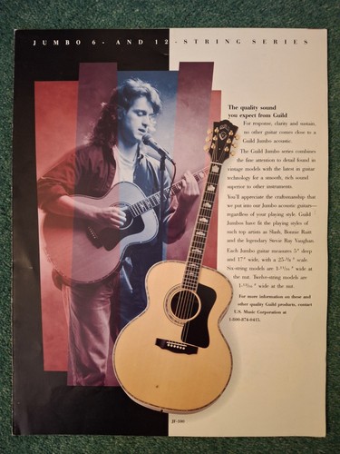 Guild guitar sales brochure - sales,