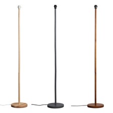 Tall wooden stem - floor, lamp