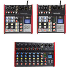 Citronic CSM-4 6 8 Channel Mixer with Bluetooth & USB mixing desk studio audio