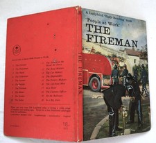 VINTAGE 1962 LADYBIRD BOOK  - PEOPLE AT WORK SERIES 606B THE FIREMAN IN VGC