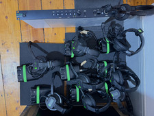 Canford Tecpro MS741 Masterstation w/ Headset + 8x SMH210 Headsets & BP511