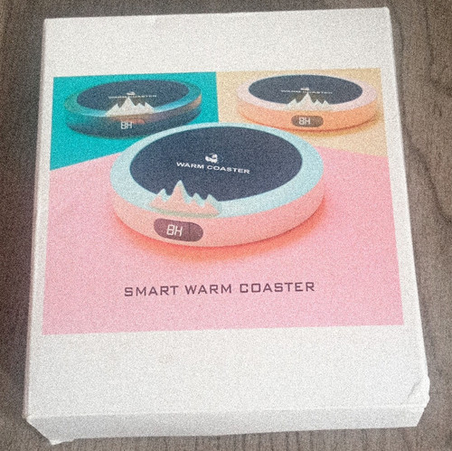 Heated cup warmer coaster - heated,