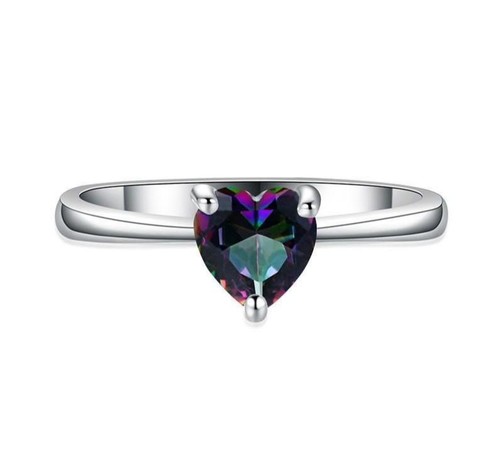 Mystic fire white blue opal - blue,