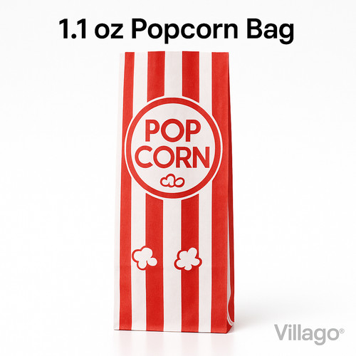 Popcorn bags red - popcorn,