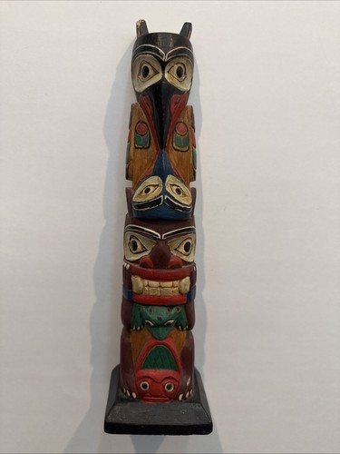 Hand carved wooden - carved, totem