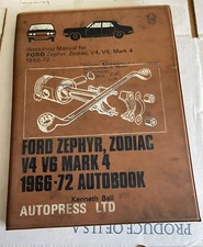 Ford Zephyr, Zodiac, V4 V6 Mark 4 1966-72 Autobook By Autoexpress