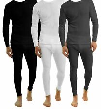 Mens Long Johns Thermal Underwear Set Top Bottom Trouser Fleece Lined Winter