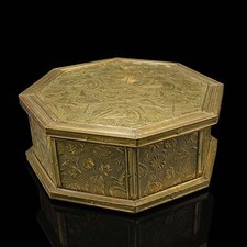 Antique Octagonal Sewing Box