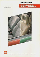 Vauxhall colour trim 1989 - colour, 1989-90