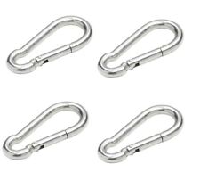 Locking Carabiner Clip Snap Hook Spring Loaded Steel Karabiner Carabina Carbine