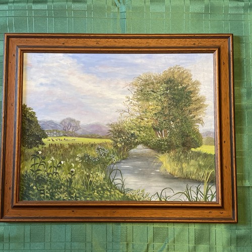 Vintage oil board - on,