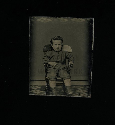 Unusual miniature gem tintype - unusual,