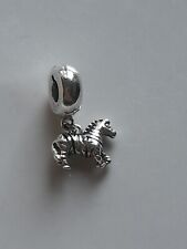 TRUTH sterling silver PK 925 Zebra bracelet charm