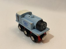 Bigjigs Terrier Locomotive (Blue) Train Engine Fits Brio & Thomas Post Discounts