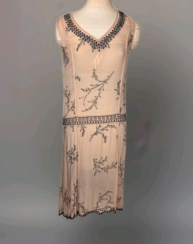 1920s style dress 100 silk - 1920s,