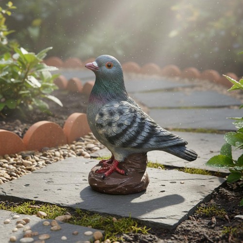 Pieces pigeon statue outdoor - statue,