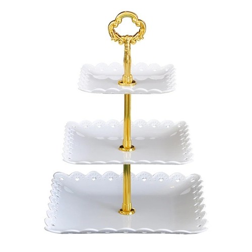 Tier glass cake - glass, with