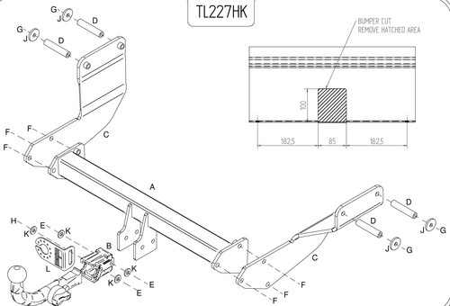 Towtrust horizontal detachable - towtrust,