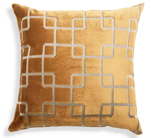 Habitat chain geo gold cushion - habitat,