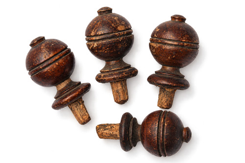 Victorian wooden finials - victorian,